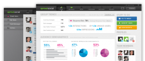 Sproutsocial  dashboard where you can manage all of your social in one place.