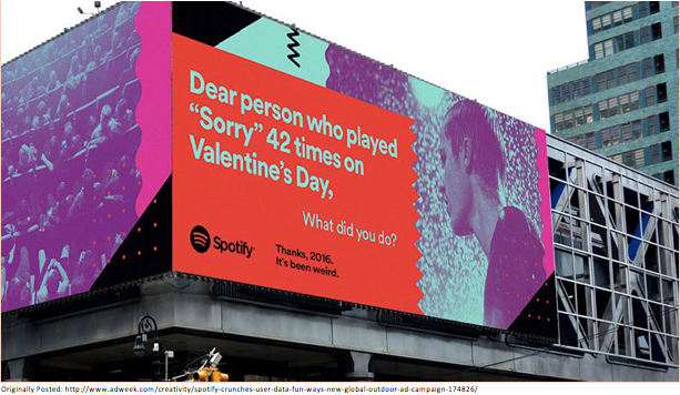 outdoor advertising - spotify