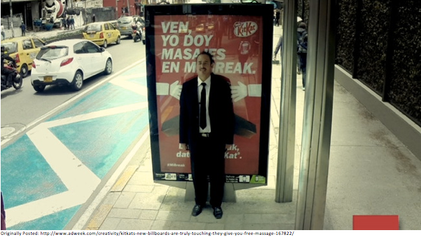 outdoor advertising - kitkat